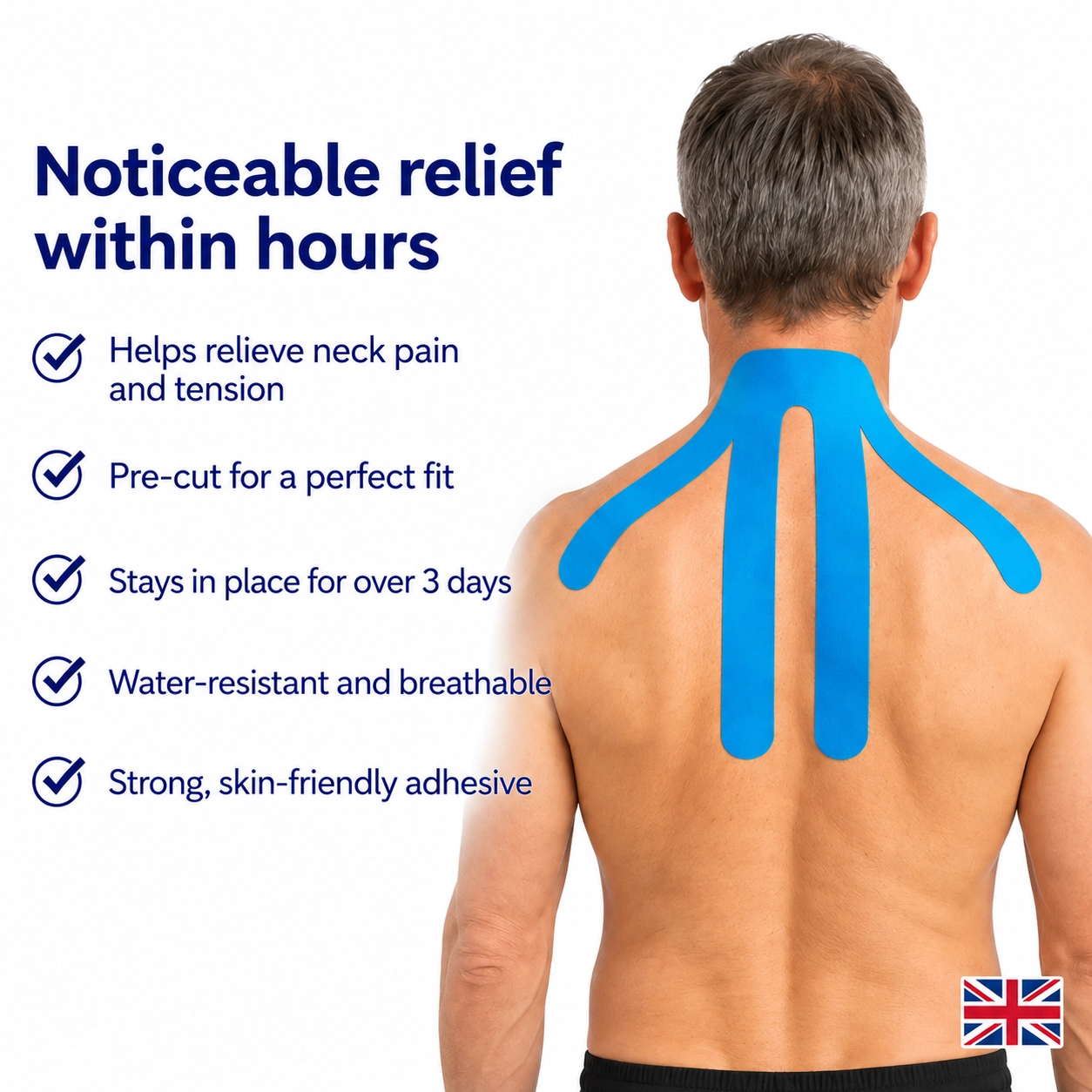 RELIVA™ - Neck Kinesiology Tape image 1